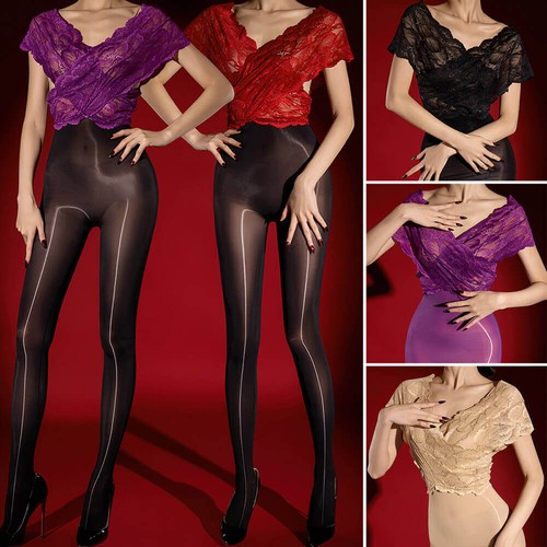 Women neck lace wrap top - v-neck,