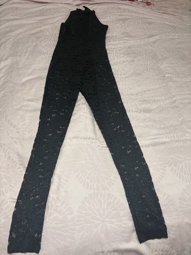 Miss selfridge black lace - black,