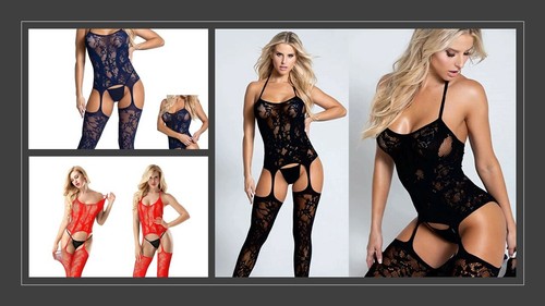 Ladies sexy lace suspender - sexy,