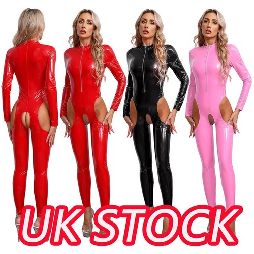 Womens sexy pvc leather - uk,