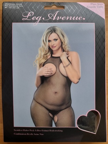 Plus size sexy fishnet - sexy,